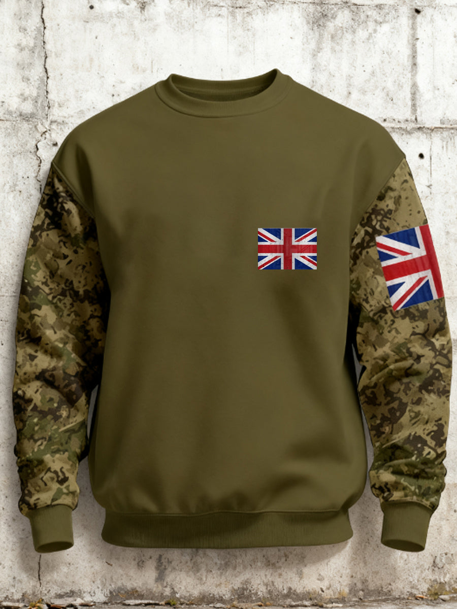 Herren-Sweatshirt mit Rundhalsausschnitt zum Gedenktag am 11. November