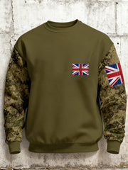 Herren-Sweatshirt mit Rundhalsausschnitt zum Gedenktag am 11. November