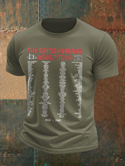 Men's UK History Lover Printed T-shirt