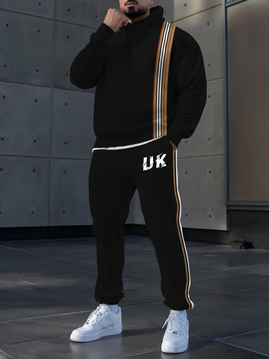 Men's Casual Hoodie And Pants Set