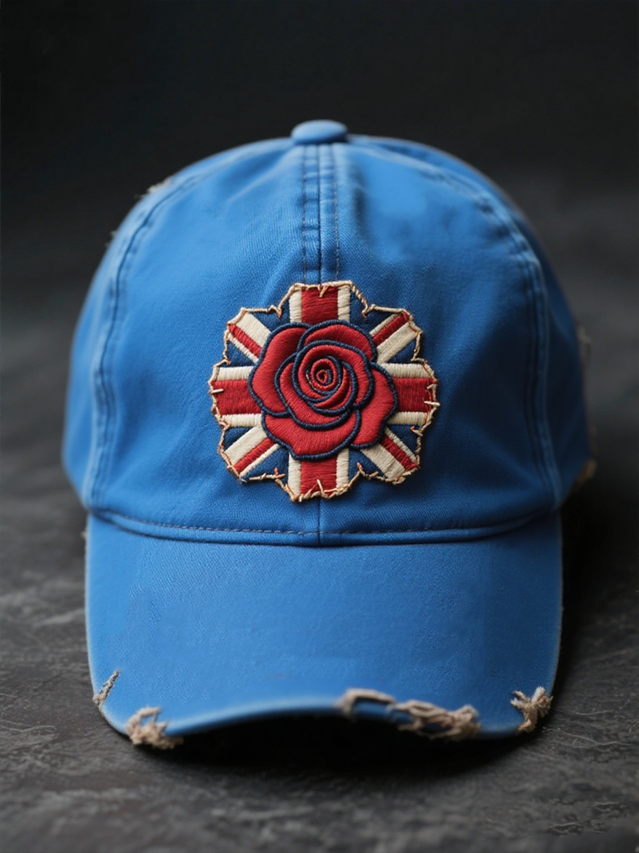 Unisex  British Rose Printed Hat