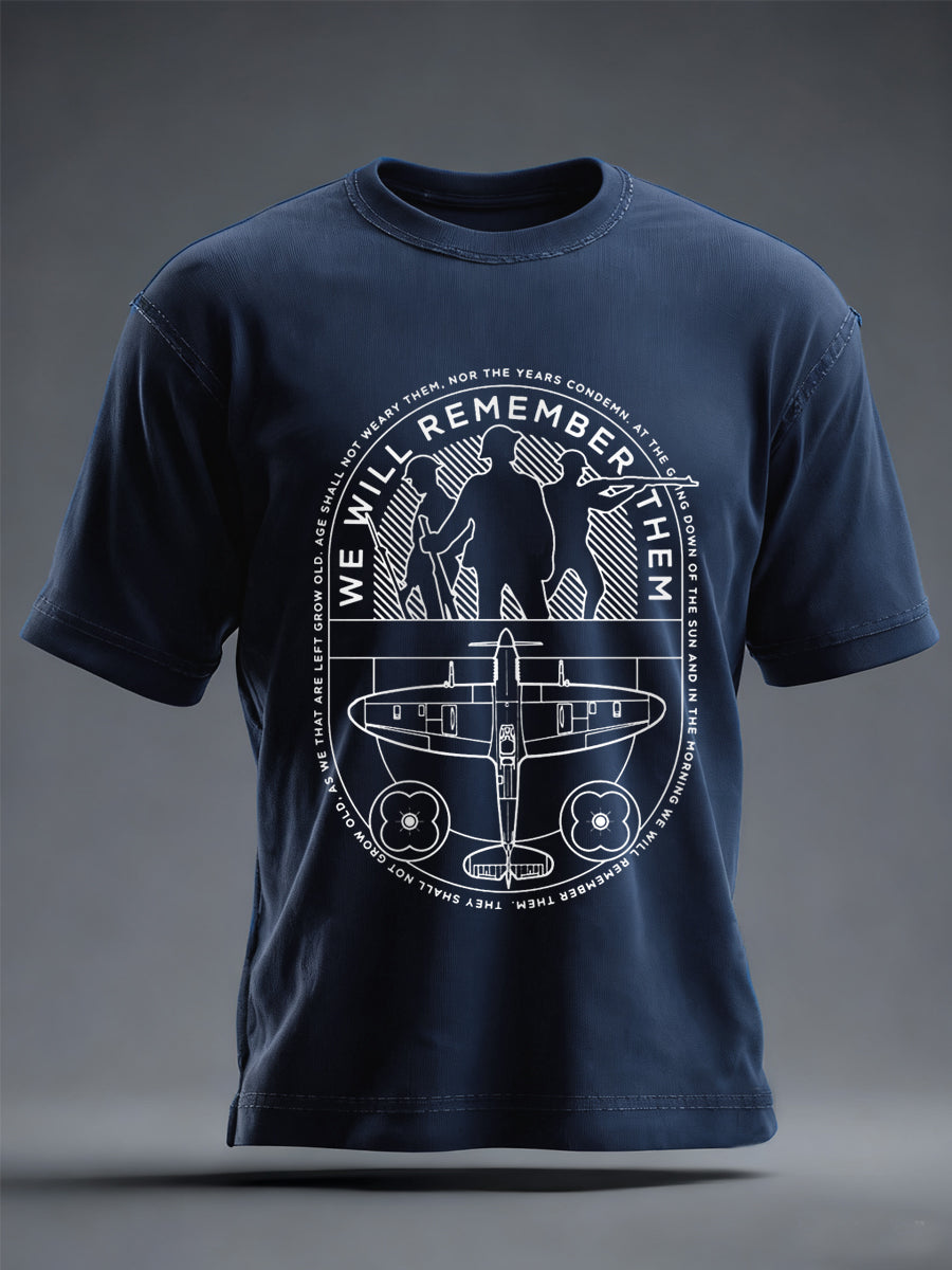 Herren-T-Shirt „Wir werden sie nicht vergessen“