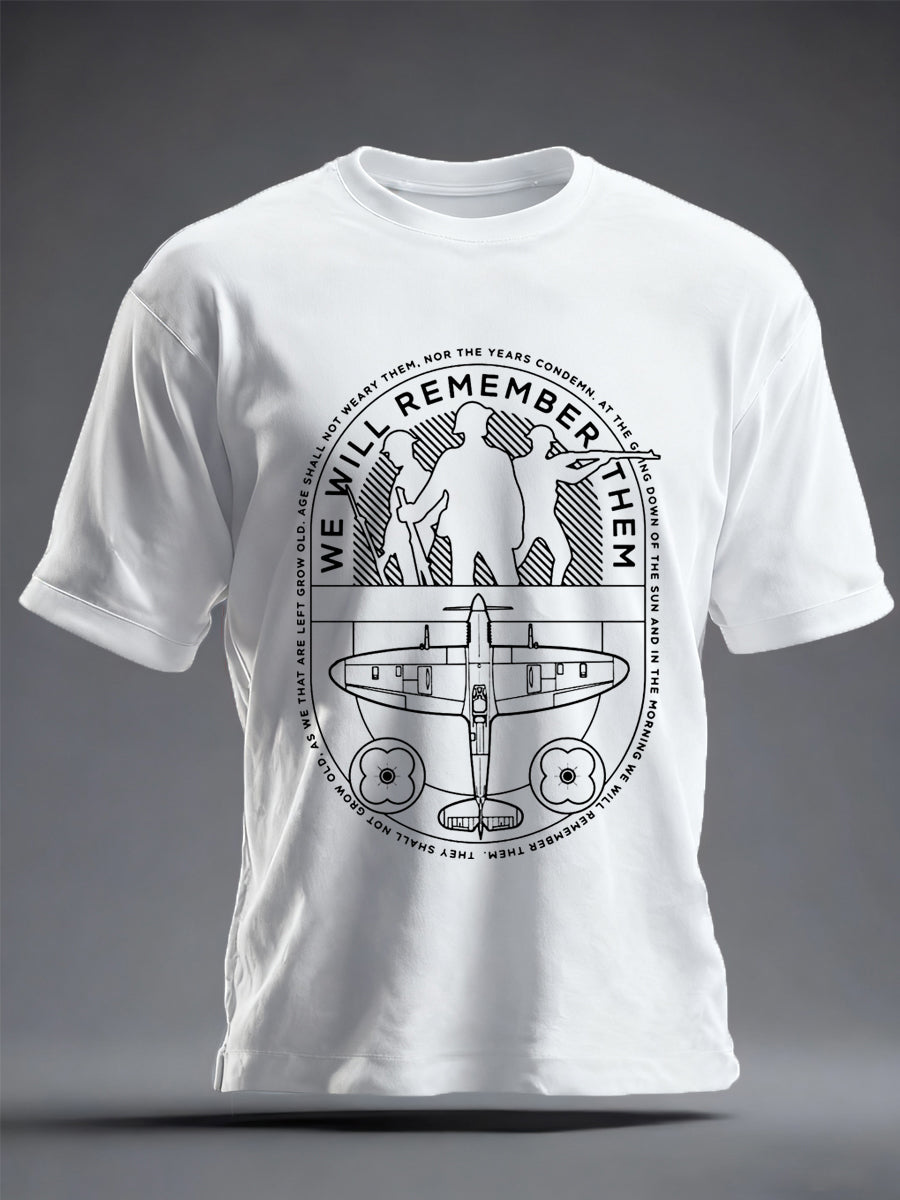 Herren-T-Shirt „Wir werden sie nicht vergessen“
