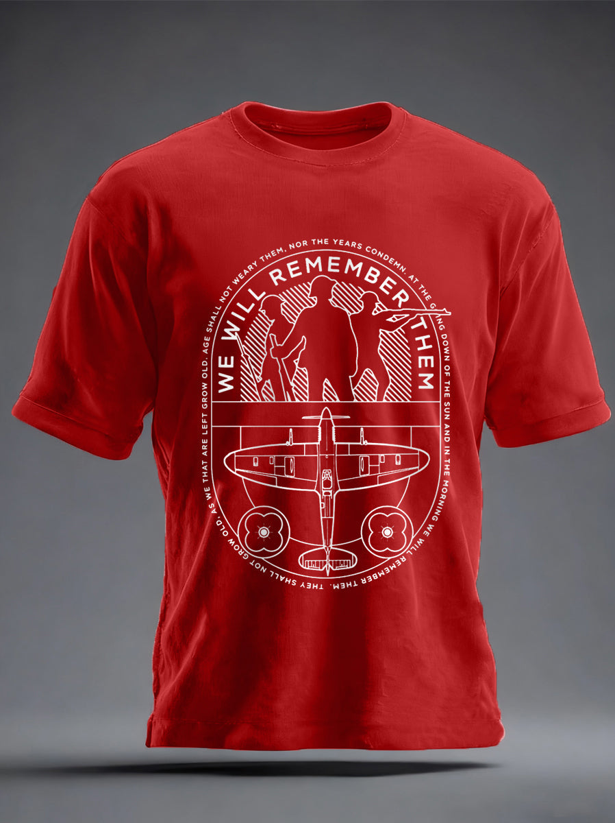 Herren-T-Shirt „Wir werden sie nicht vergessen“