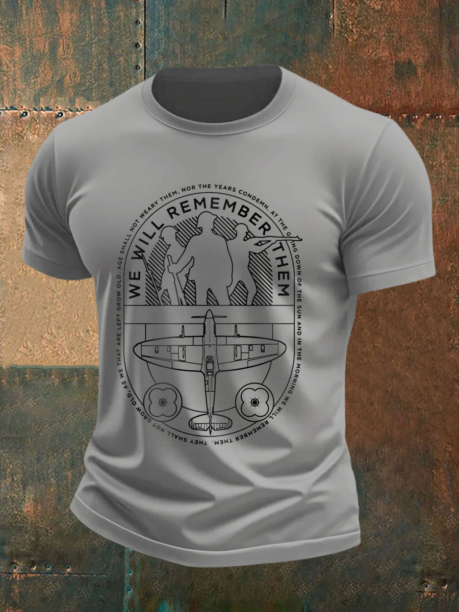 Herren-T-Shirt „Wir werden sie nicht vergessen“