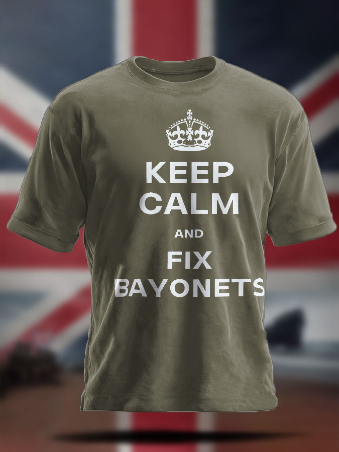 Men's UK History Lover Printed T-shirt