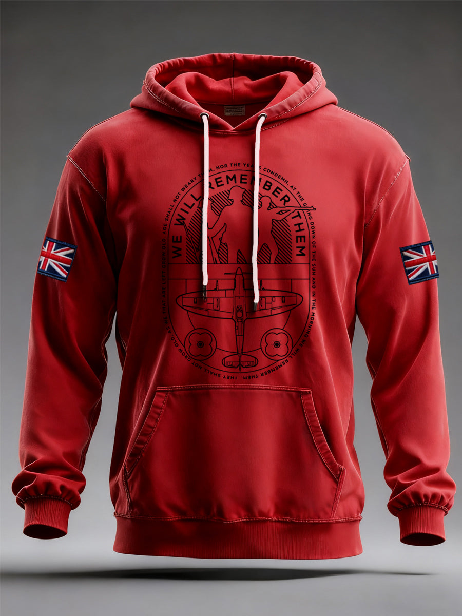Herren-Hoodie „Wir werden sie nicht vergessen“