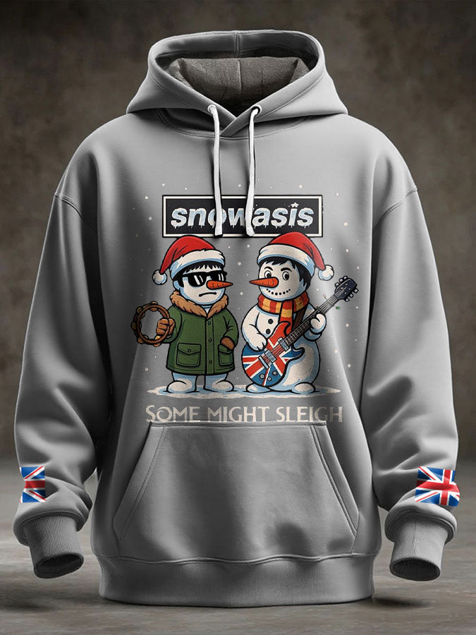 Lustiger Weihnachtspullover mit Aufdruck für britische Musikliebhaber