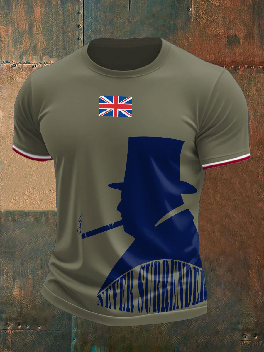 Men's Funny Churchill Printed T-shirt