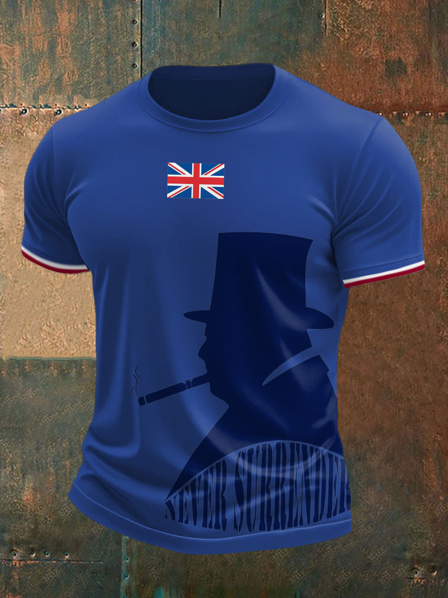 Men's Funny Churchill Printed T-shirt