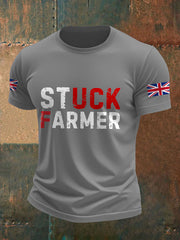 Herren-T-Shirt mit Aufdruck der britischen Flagge