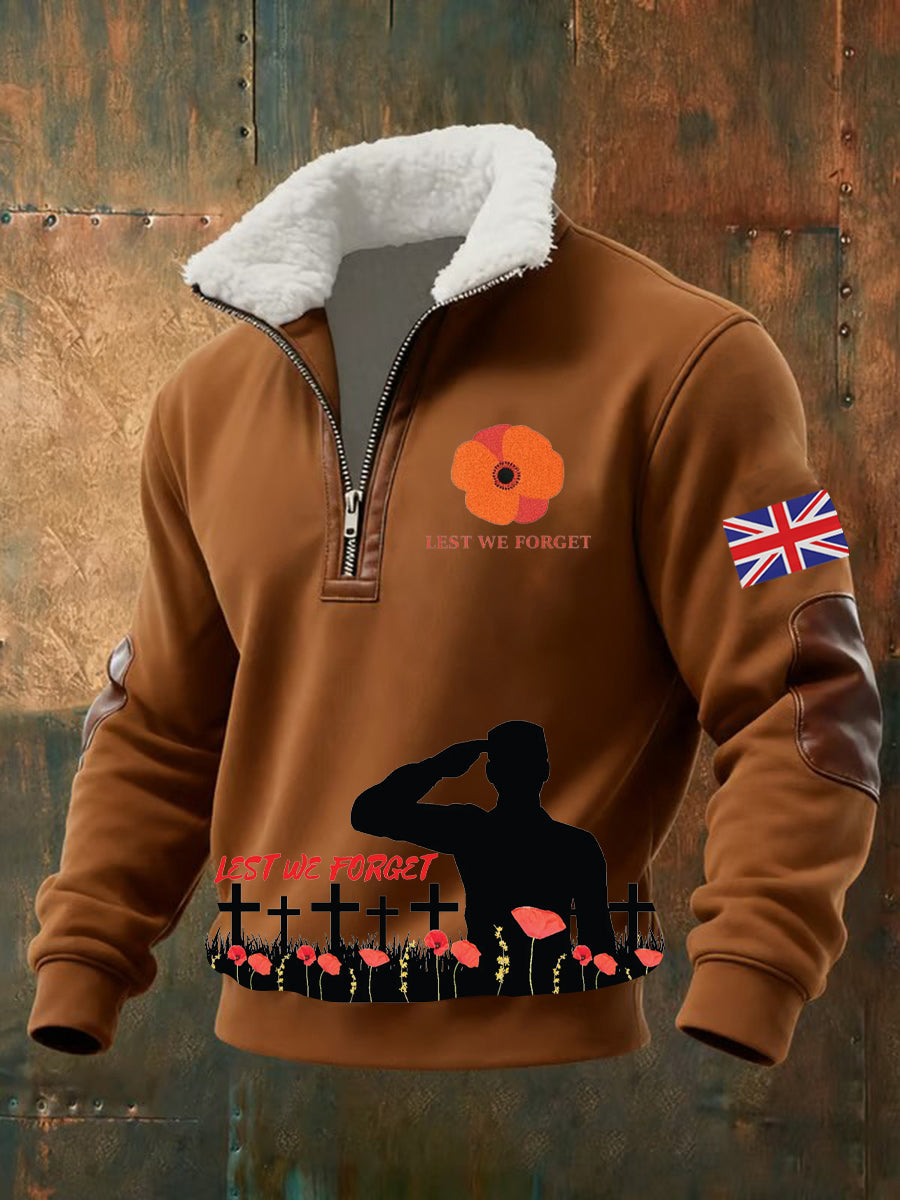 Men's Remembrance Day Print Sweatshirt