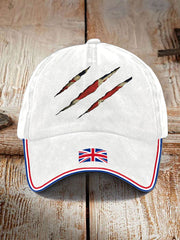 Unisex UK Flag Printed Hat