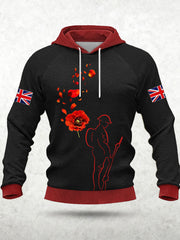 Men's Remembrance Day Lest We Forget Hoodie
