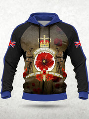 Men's Remembrance Day Lest We Forget Hoodie