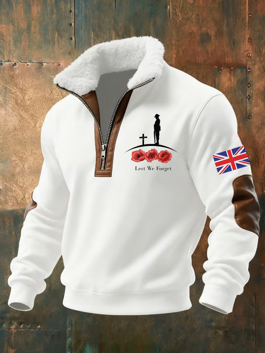 Men's Remembrance Day Print Sweatshirt