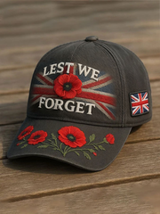 Unisex Lest We Forget Print Hat