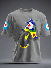 Unisex UK Mods Music Lover Printed T-shirt