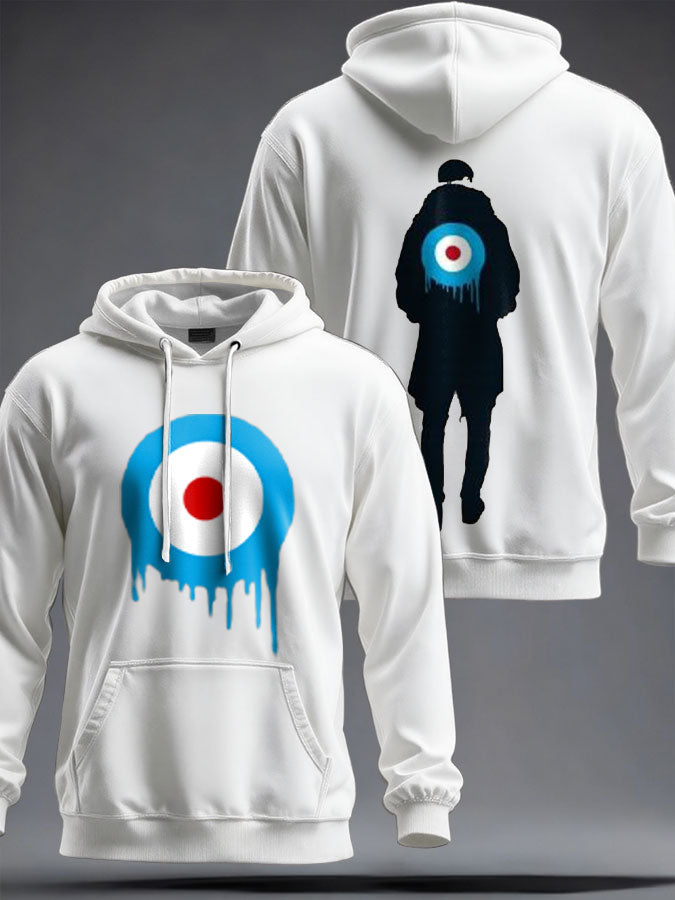 Unisex UK Mods Music Lover Printed Hoodie