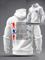 Men's Jam songs Poster Checkered Cotton Hoodie