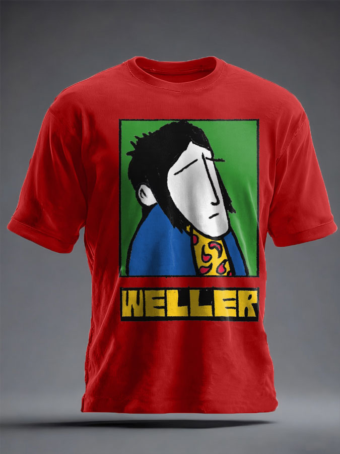 Unisex Modfather UK Music Mods Lover Printed T-shirt