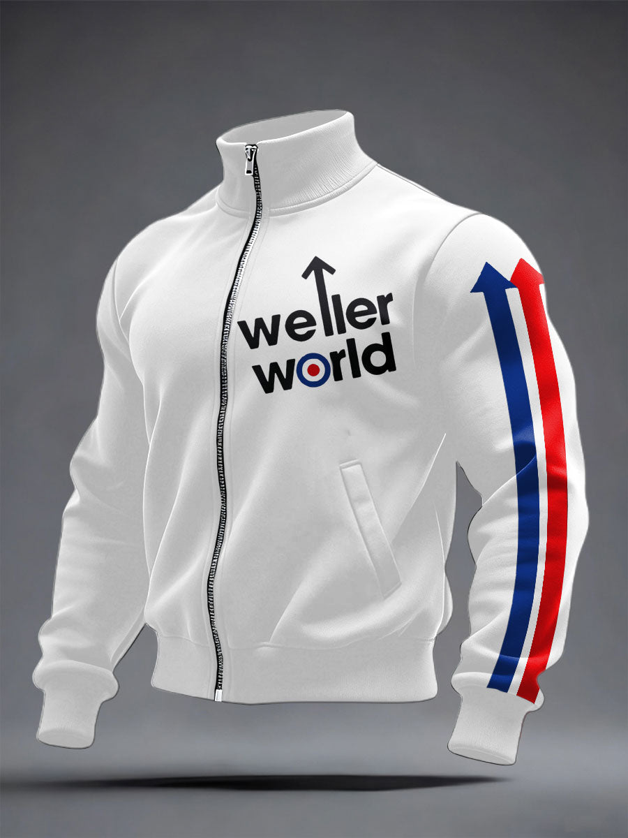 Men's Modfather UK Music Mods Lover Printed Coat