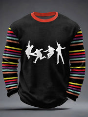 Men's Classic Legendary Rock Band Print Gift For Fans Casual Long Sleeve T-Shirt
