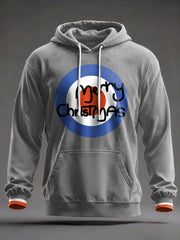 Unisex UK Mod Music Lover Christmas Printed Hoodie