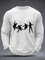 Men's Classic Legendary Rock Band Print Gift For Fans Casual Long Sleeve T-Shirt