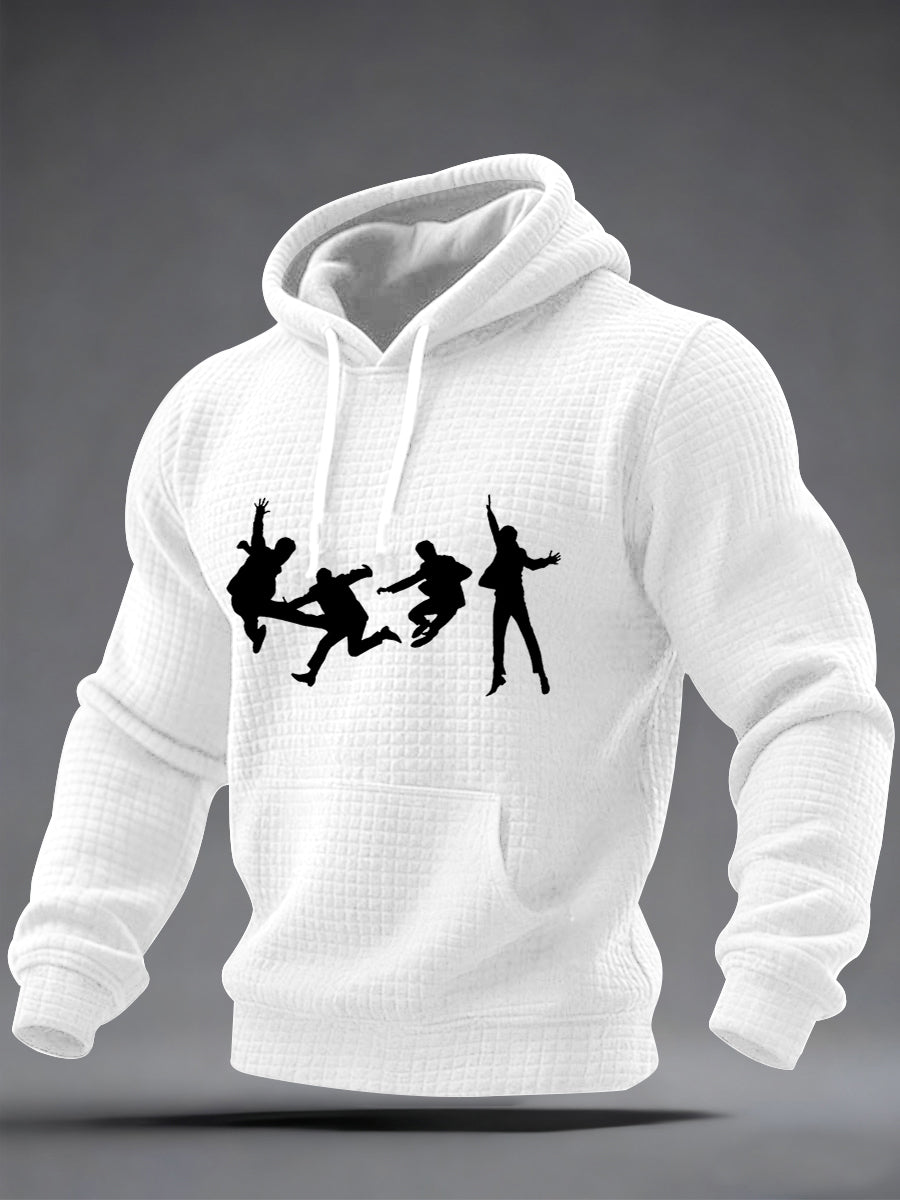 Klassischer Herren-Hoodie mit legendärem Rockband-Print – das perfekte Geschenk für Fans!