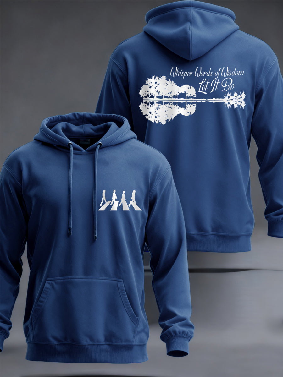Weisheiten für Männer – Lass es sein – Klassischer Hoodie mit legendärem Rockband-Print – Geschenk für Fans