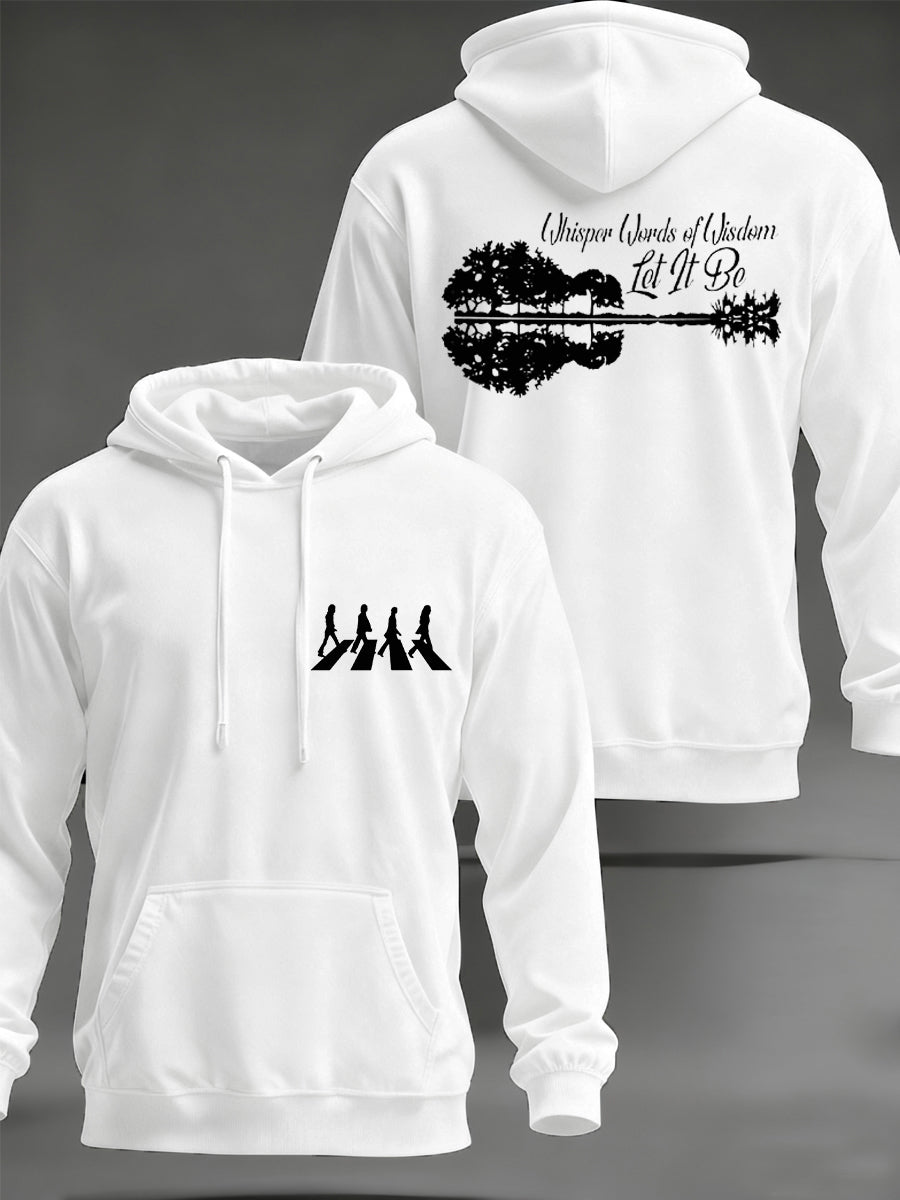 Weisheiten für Männer – Lass es sein – Klassischer Hoodie mit legendärem Rockband-Print – Geschenk für Fans