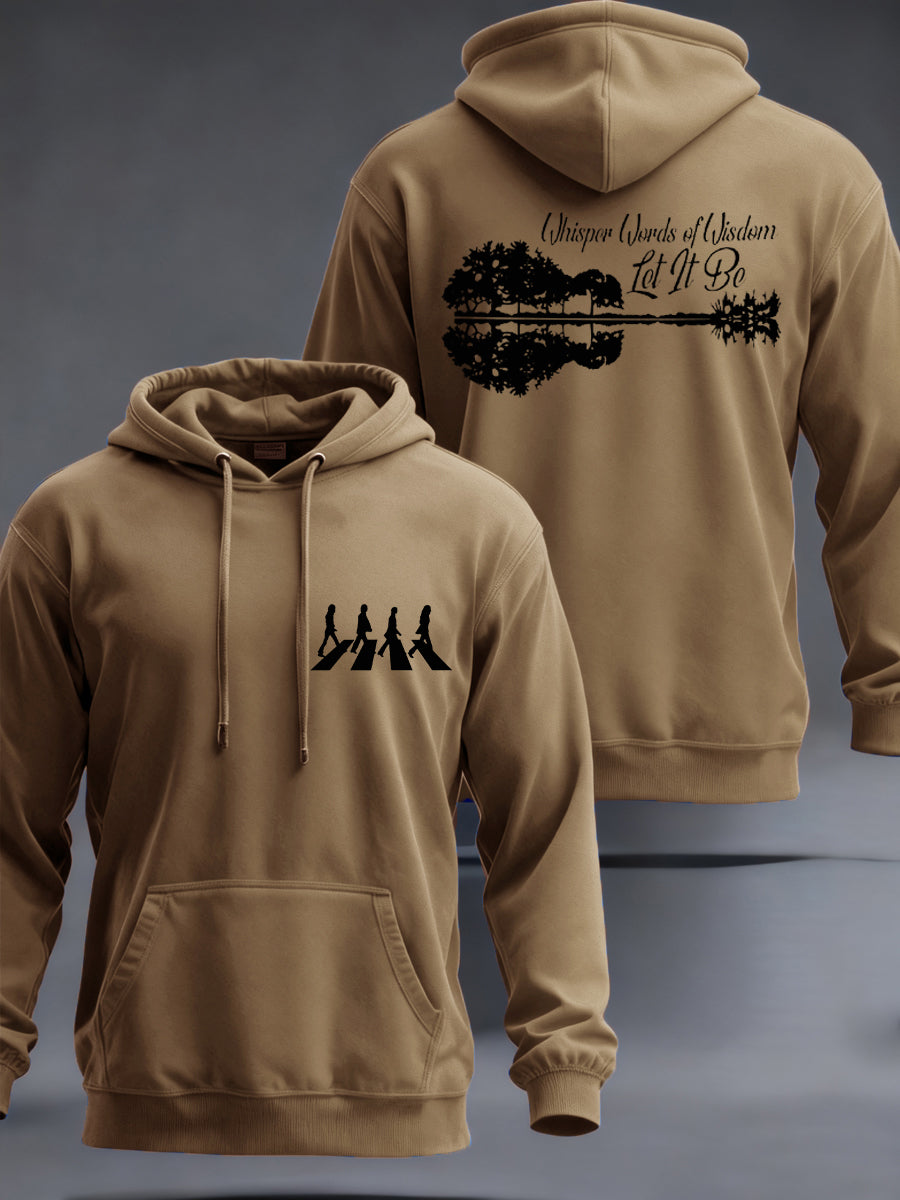 Weisheiten für Männer – Lass es sein – Klassischer Hoodie mit legendärem Rockband-Print – Geschenk für Fans