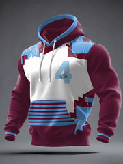 Herren-Hoodie mit Legenden-Print für Fußballfans