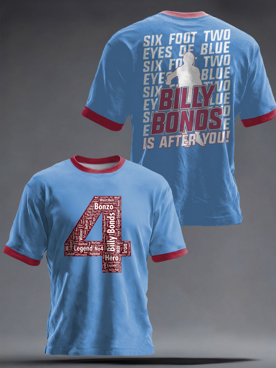 Unisex UK Football Lover Billy Legend Printed T-shirt