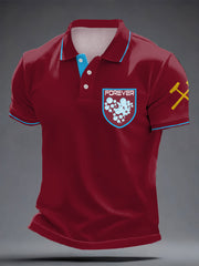 Men's UK Football Lover Billy Legend Printed Casual Tops