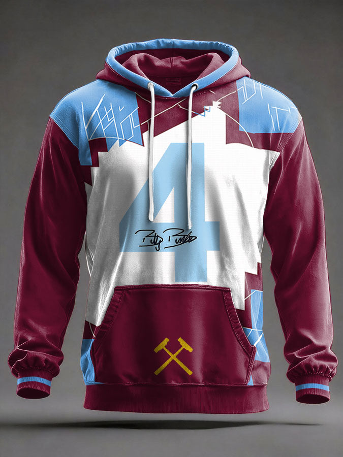 Unisex-Hoodie mit Legenden-Print für Fußballfans