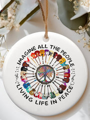 Retro-Klassiker: Legendäre Rockband-Kunstdruck – Geschenk für Fans – Dekoratives Acryl-Ornament