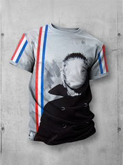 Unisex UK Mods Music Lover Printed T-shirt