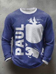 Men's UK Mods Music Lover Printed Waffle Tops