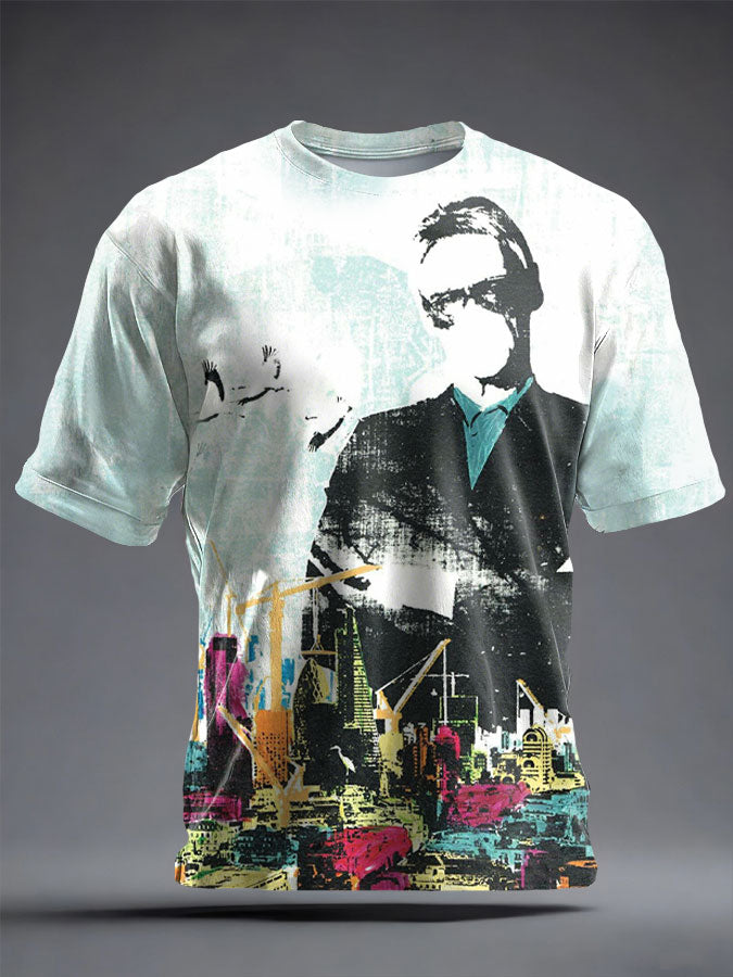 Unisex UK Mods Music Lover Printed T-shirt