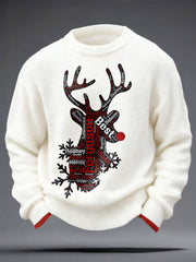 Men's UK Football Lover Christmas Printed Tops