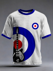Men's Modfather UK Music Mods Lover short sleeves t-shirt