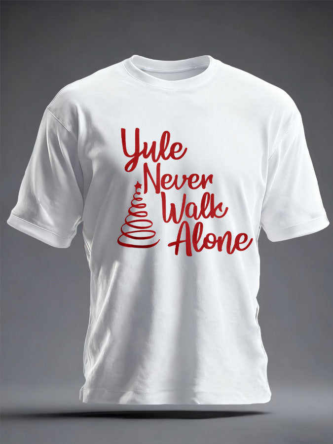 Unisex UK Football Lover Christmas Printed T-shirt