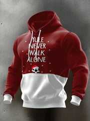 Herren-Hoodie mit Weihnachtsmotiv für britische Fußballfans