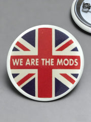 UK Mods Music Lover Printed Pins
