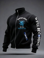 Unisex UK Football Lover Scotland We'll Be Coming 2026 Printed Coat