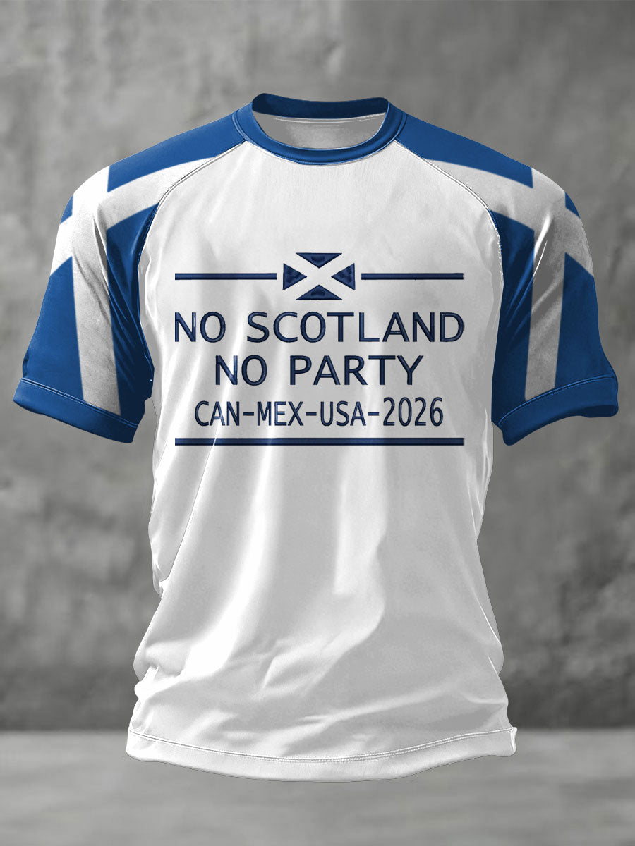 Unisex UK Football Lover Scotland We'll Be Coming 2026 Printed T-shirt