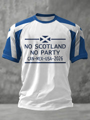 Unisex UK Football Lover Scotland We'll Be Coming 2026 Printed T-shirt