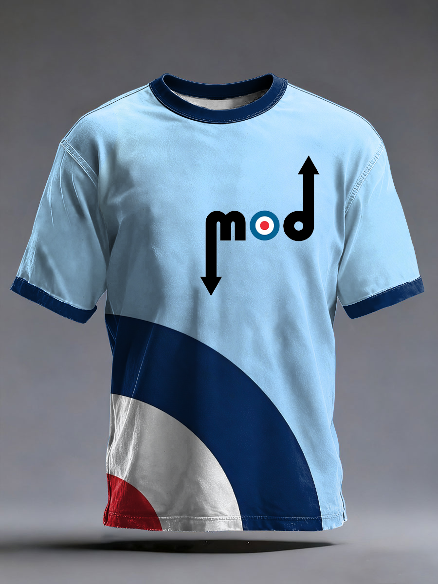 Men's Modfather UK Music Mods Lover short sleeves t-shirt